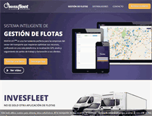 Tablet Screenshot of invesfleet.com